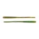 Livetarget Finesse Worm Bruin-Chartreuse 16,5cm Wormimitatie 10 stuks
