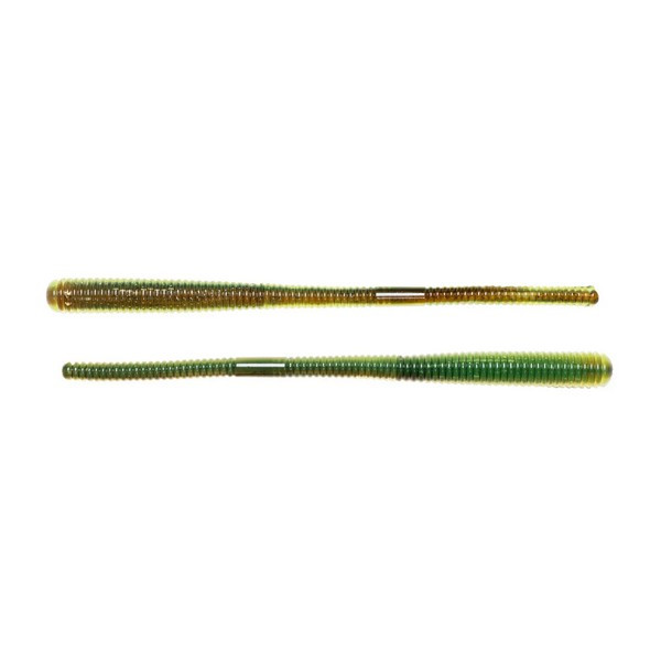 Livetarget 16,5cm Finesse Worm Chartreuse-Bruin Wormimitatie 4st