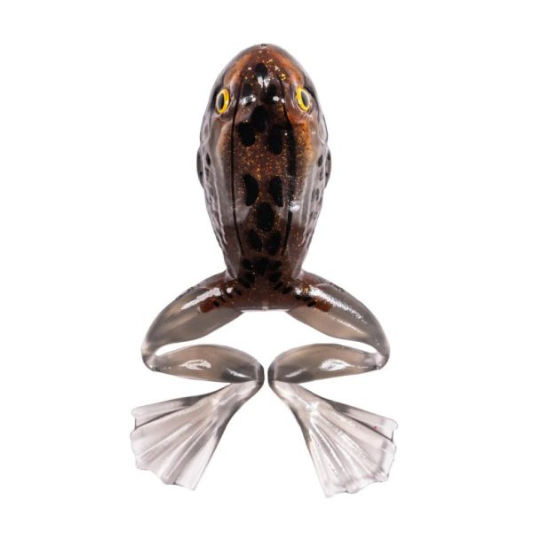 Livetarget Freestyle Frog Brons-Wit 5cm Kikkerimitatie 4 stuks