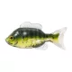Livetarget Sunfish Unrigged Groen-Crème 8,5cm Rubber Zonnevis 4st