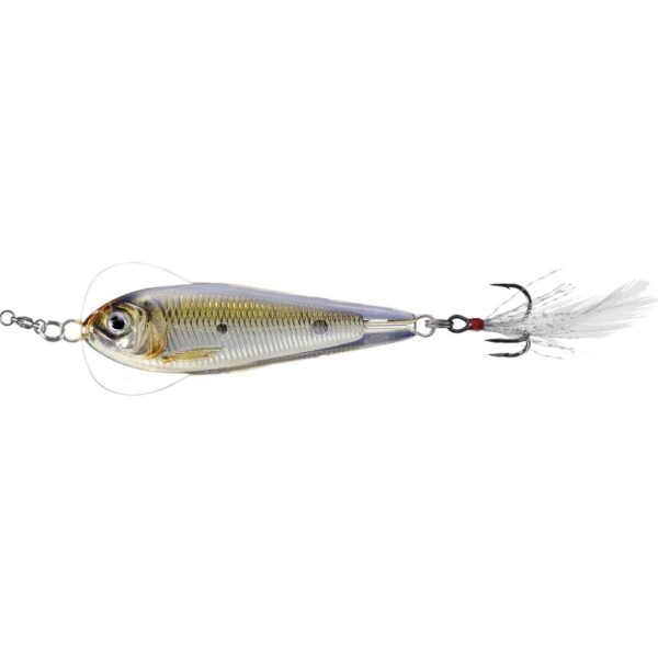 Livetarget Flutter Shad Jigging Spoon Zilver-Brons 6cm 21gr Wiebellepel