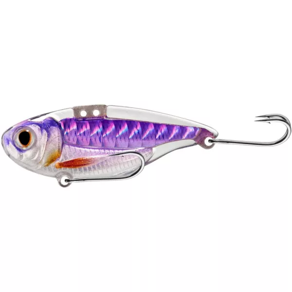 Livetarget Sonic Shad Blade Bait Violet-Zwart 5,5cm 7gr Verticaal Kunstaas