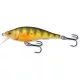 Livetarget Gele Baars Jerkbait Fluorescerend-Mat Drijvend 7,3cm 11gr Wobbler
