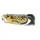 Livetarget Frog Popper Smaragd-Bruin 6,5cm 14gr Drijvende Kikker Imitatie