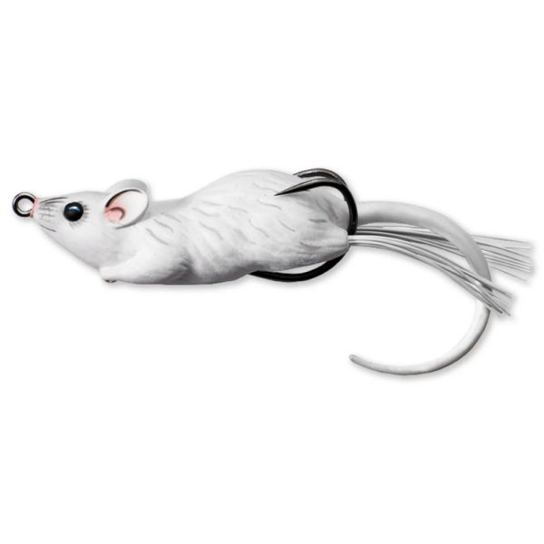 Livetarget Mouse Walking Bait Grijs-Wit 9cm 28gr Muis Kunstaas