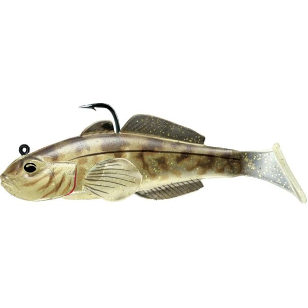 Livetarget Grondel Swimbait Natuurlijk 9cm 21gr Plastic Grondel