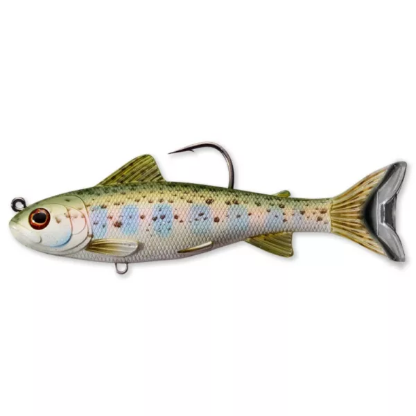 Livetarget Forel Swimbait Zilver-Olijf 13,1cm 35gr Kunststof Aas