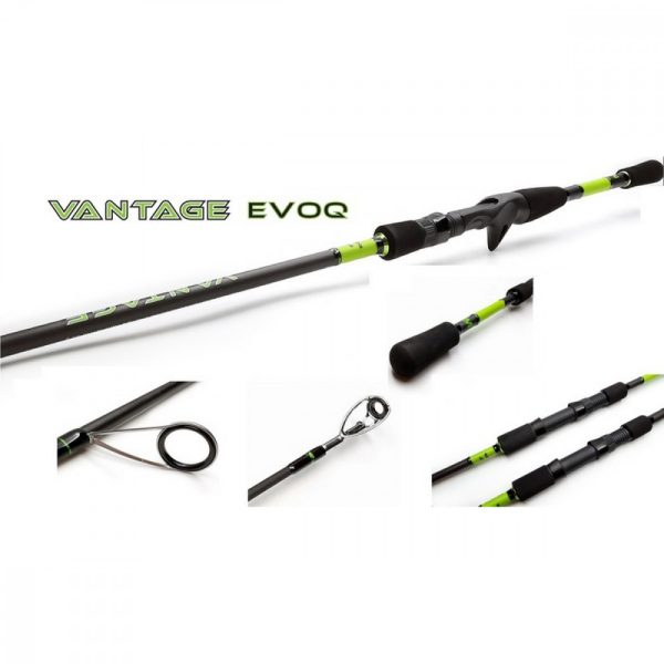 Mustad Vantage Evoq Baitcaster M 2-delig 2,07m 10-35gr Spinhengel