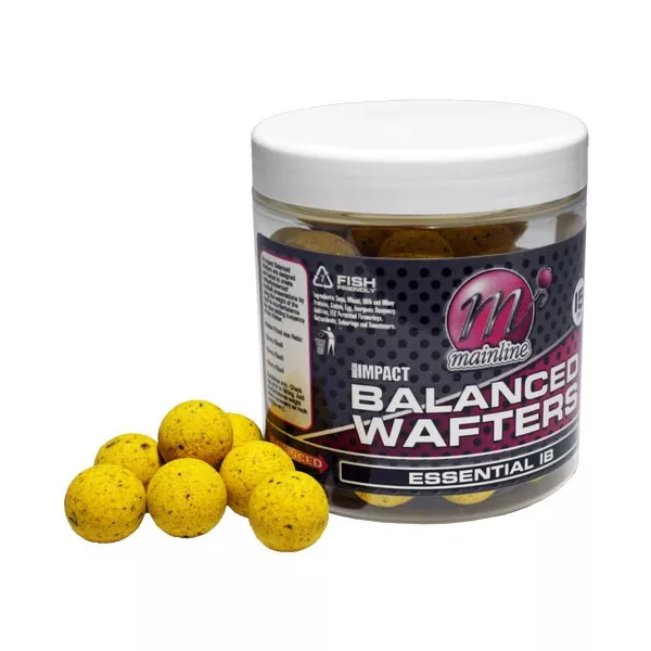 Mainline High Imp. Balanced Wafters Essential IB -12mm - wafters boilie