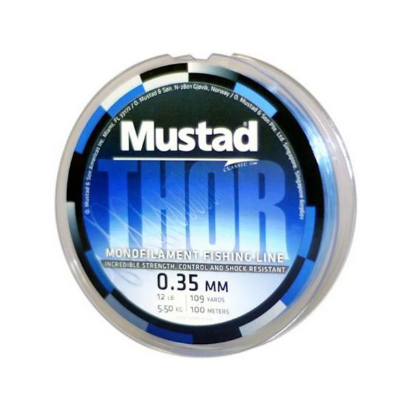 Mustad Thor Super Soft Mono 0,90mm 20m 70lb Transparante Monofilament Voorslaglijn