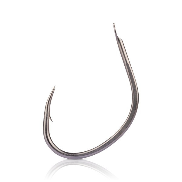 Mustad Ruthless Schop Oog 1/0 6db Plaatje, Weerhaak Meervalhaak