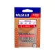 Mustad Ruthless Eyed 6/0 Oog, Met Weerhaak Haak 5st