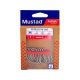 Mustad Ruthless In-Line Titan Steel 4/0 Oog, Met Weerhaak Spinhaak 10st