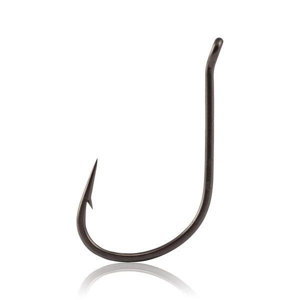 Mustad Wormer Titanx 1/1 met oog, met weerhaak Haak 10 stuks
