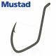 Mustad Ultra Np Single Catfish Black Nickel 1/0 7db Ooghaak, Baardige Meervalhaak