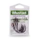 Mustad Live Bait 5 Ex Strong 9/0 Met oog, Haak met weerhaak 3 stuks