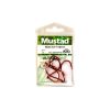 Mustad Beak Big Red 2 Haak met oogje, met weerhaak 12 stuks