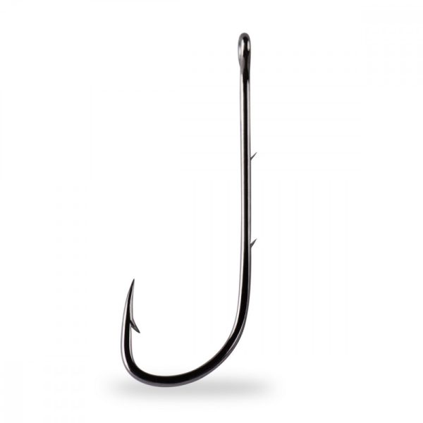 Mustad Baitholder Hooks 4/0 5 stuks Haken met oog en weerhaak voor snoekbaars