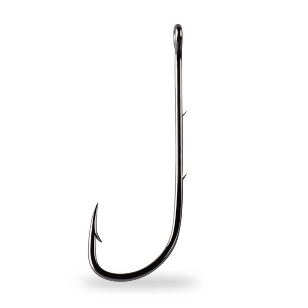 Mustad Baitholder 4/0 Oog, Barbed Haak 6st