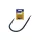 Mustad Blue Allround Hook 2/0 Lapkás, Szakállas Feeder Horog 12db