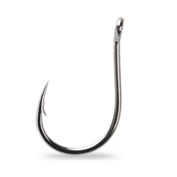 Mustad Oog Chinu 8, 10 stuks. Karperhaak met oog en weerhaak.