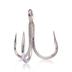 Mustad Un Inline Treble 5X Strong Titan Steel 1/0 Dreg 4st