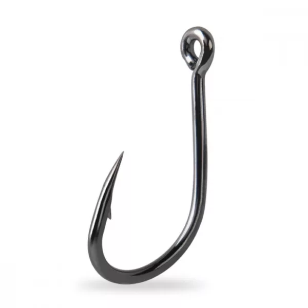 Mustad Iseama Twist Haak 8, 10 stuks. Karperhaak met oog en weerhaak.