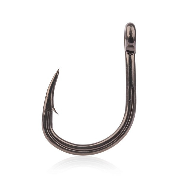 Mustad Hoodlum® Titan Steel 8/0 Haak met oogje en weerhaak 5 stuks
