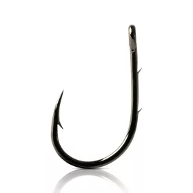   Mustad Oog Baitholder Haak 2, 10 stuks. Karperhaak met oog en weerhaak.