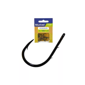 Mustad Eyed Baitholder 6 Füles, Szakállas Horog 12db