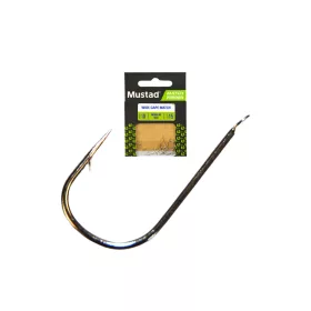   Mustad Ulra NP Wide Gape Power Spade Barbed 10 Lapkás, Szakállas Horog 15db