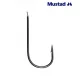 Mustad Ultra Np Wide Round Bend Match 16 10 stuks Karperhaak met plaatje en weerhaak