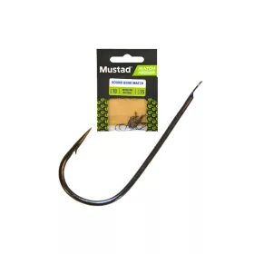   Mustad Match Feeder Round Bend Match 14 Lapkás, Szakállas Horog 15db