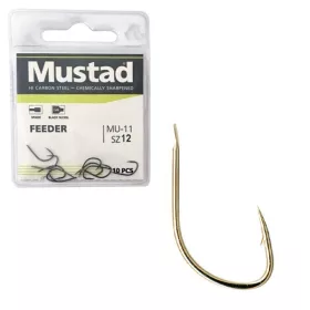   Mustad Ultra NP Feeder 8 Karperhaak met schoepje en weerhaak 10st