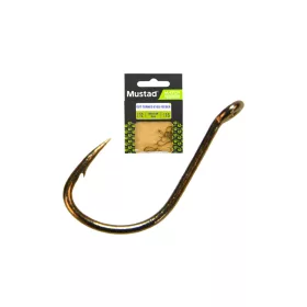   Mustad Ultra NP Out Turned Eyed Feeder 14 Füles, Szakállas Horog 15db