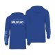 Mustad Blauw Merk Longsleeve UV Met Capuchon S Lange Mouw T-shirt