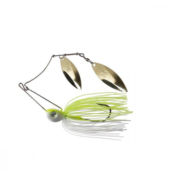 Mustad Armvergrendeling Chartreuse Wit 7gr Spinnerbait