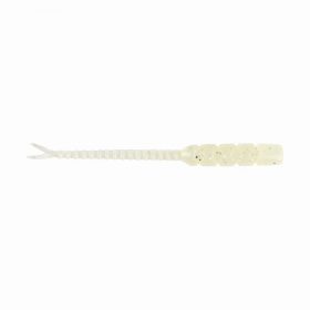   Mustad Aji Hellgramite 5,08cm White Luminous Plastic Aas 12st