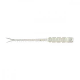   Mustad Aji Hellgramite 5,08cm Helder Lichtgevend Zilveren Glitter Plastic Aas 12 stuks