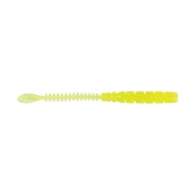   Mustad Aji Beaver Tail 6,35cm Helder Chartreuse Plastic Kunstaas 12 stuks