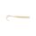 Mustad Aji Curly Tail 6,35cm Wit Lichtgevend Plastic Aas 12 stuks