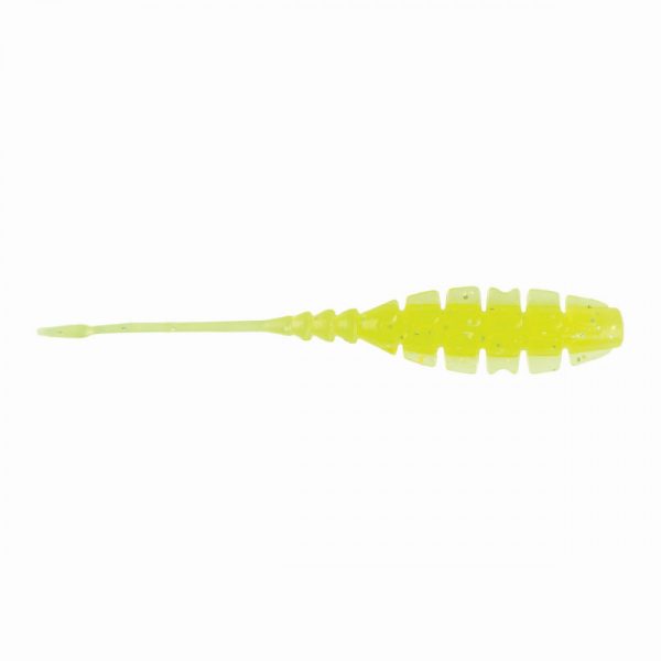 Mustad Aji Gevleugeld Aas 5,08cm Helder Chartreuse Plastic Aas 12 stuks