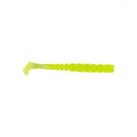   Mustad Aji Paddle Tail 5,08cm Clear Chartreuse Plastic Aas 12st