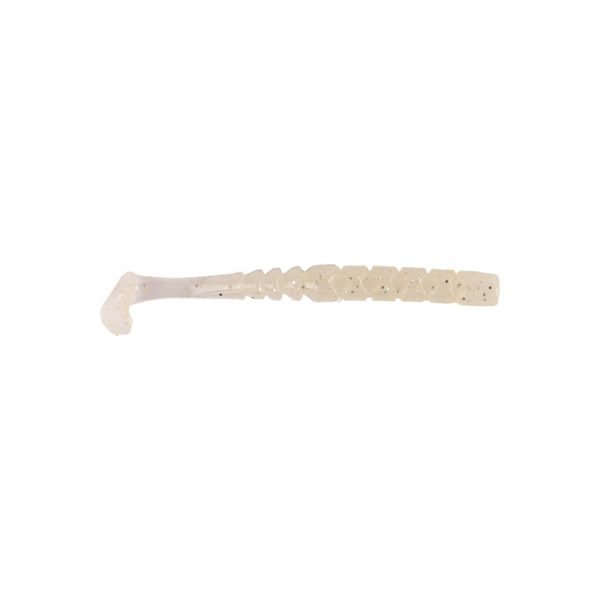 Mustad Aji Paddle Tail 5,08cm White Luminous Plastic Aas 12st