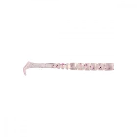   Mustad Aji Paddle Tail 5,08cm Clear Purple Glitter Plastic Aas 12st