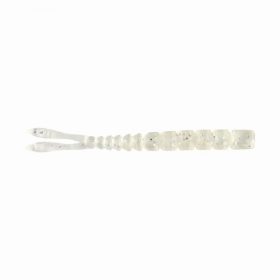   Mustad Aji Split Tail 5,08cm Clear Rainbow Glitter Plastic Aas 12st