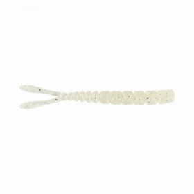 Mustad Aji Split Tail 5,08cm White Luminous Plastic Aas 12st
