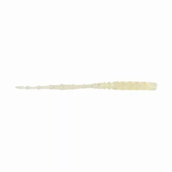 Mustad Aji Rechte Staart 7,62cm Wit Lichtgevend Plastic Aas 12 stuks