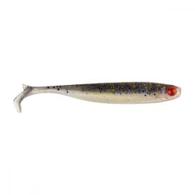   Mustad Mezashi Z-Tail Minnow 8,89cm Blue Dot Sardine Plastic Kunstaas 6 stuks