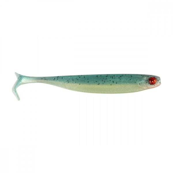 Mustad Mezashi Z-Tail Minnow 8,89cm Cream Soda Plastic Kunstaas 6 stuks